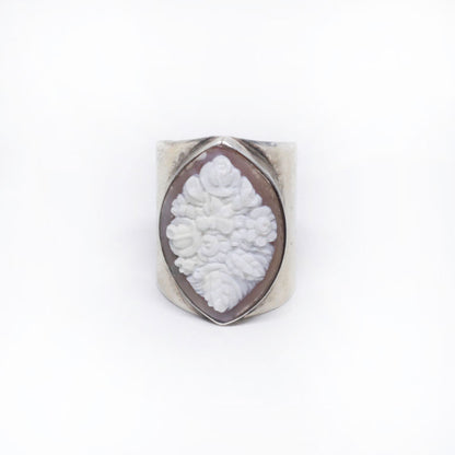 Anello-Cammeo-Fiori