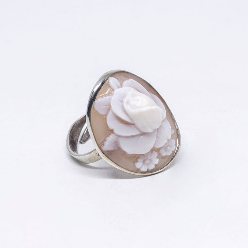 Anello-Cammeo-Fiore-Prospetto