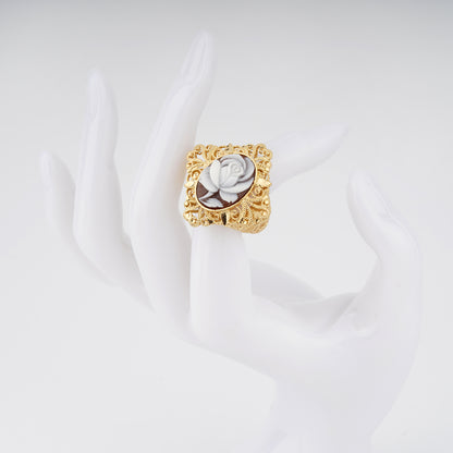 Anello-Anne-Cammeo-Rosa-Oro