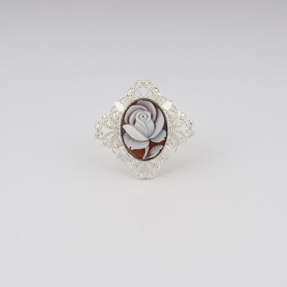 Anello-Anne-Cammeo-Rosa-Rodio-Bianco