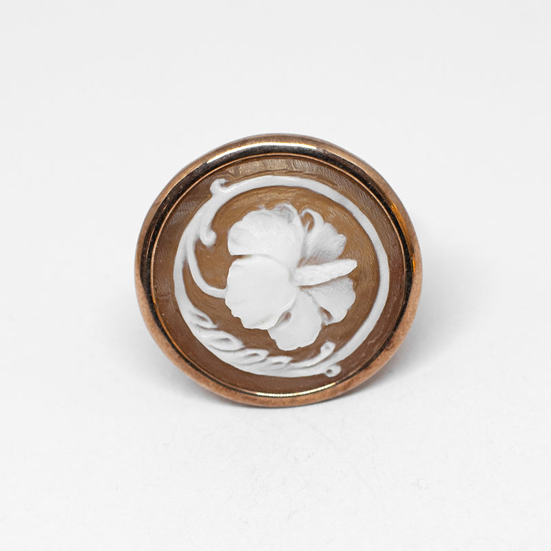 Anello Cameo Italiano Cammeo Fiore