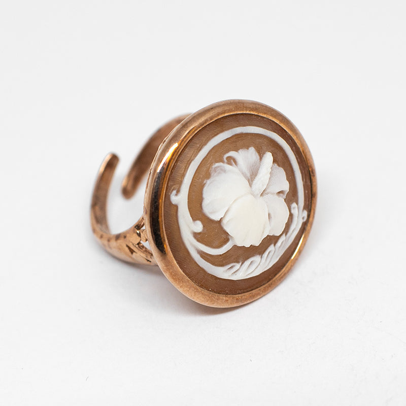 Anello Cameo Italiano Cammeo Fiore