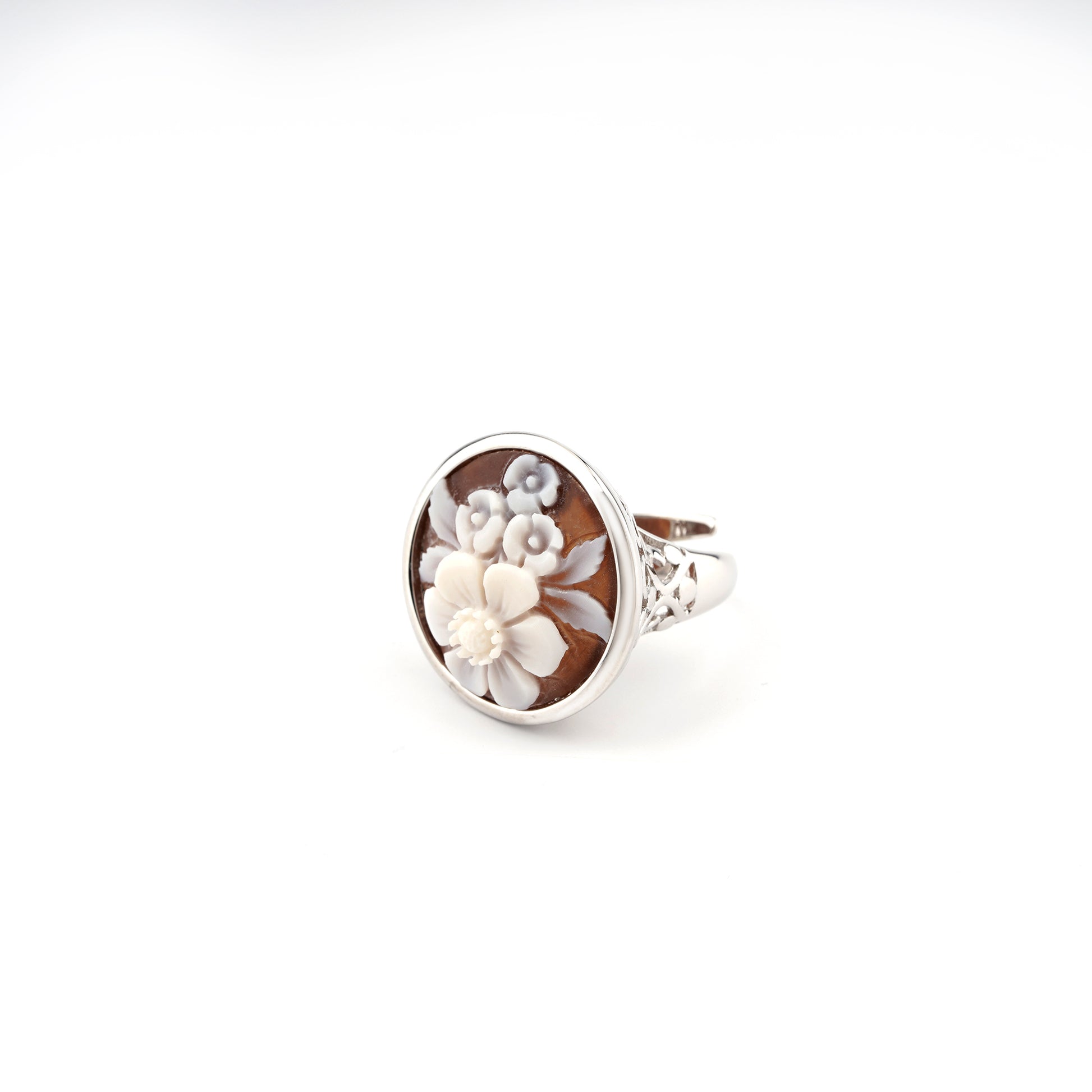 Anello-Madame-Deco-Cammeo-Bouquet-Rodio-Bianco