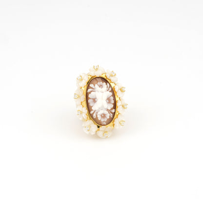 Anello-Mucha-Cammeo-Fiori-Oro