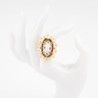 Anello-Mucha-Cammeo-Fiori-Oro