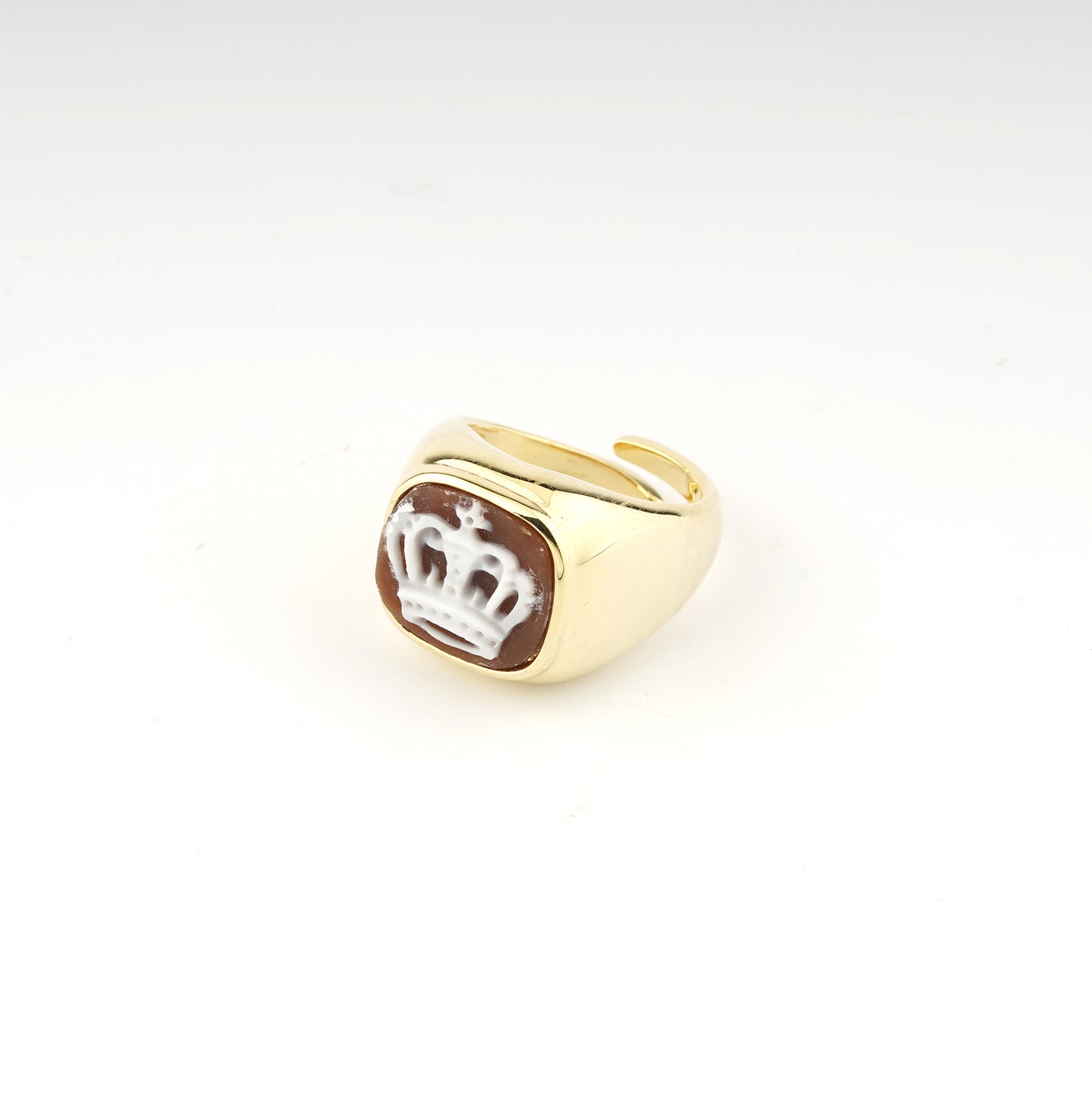 Anello-Musical-Cammeo-Corona-Oro