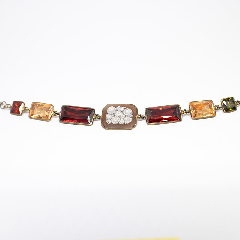 Bracciale Cameo Italiano Cammeo Bouquet Fiori