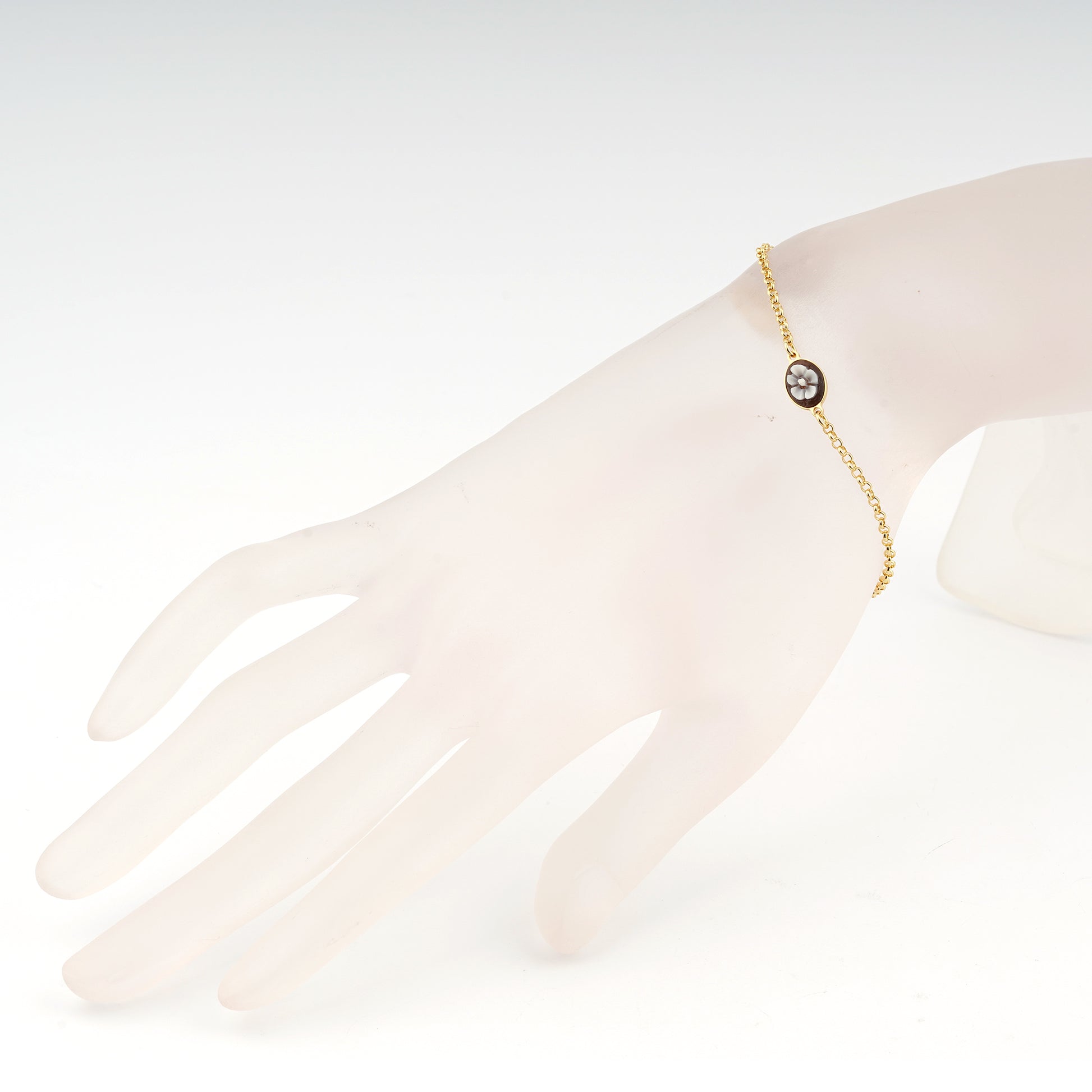 Bracciale-Colibri-Cammeo-Fiore-Oro