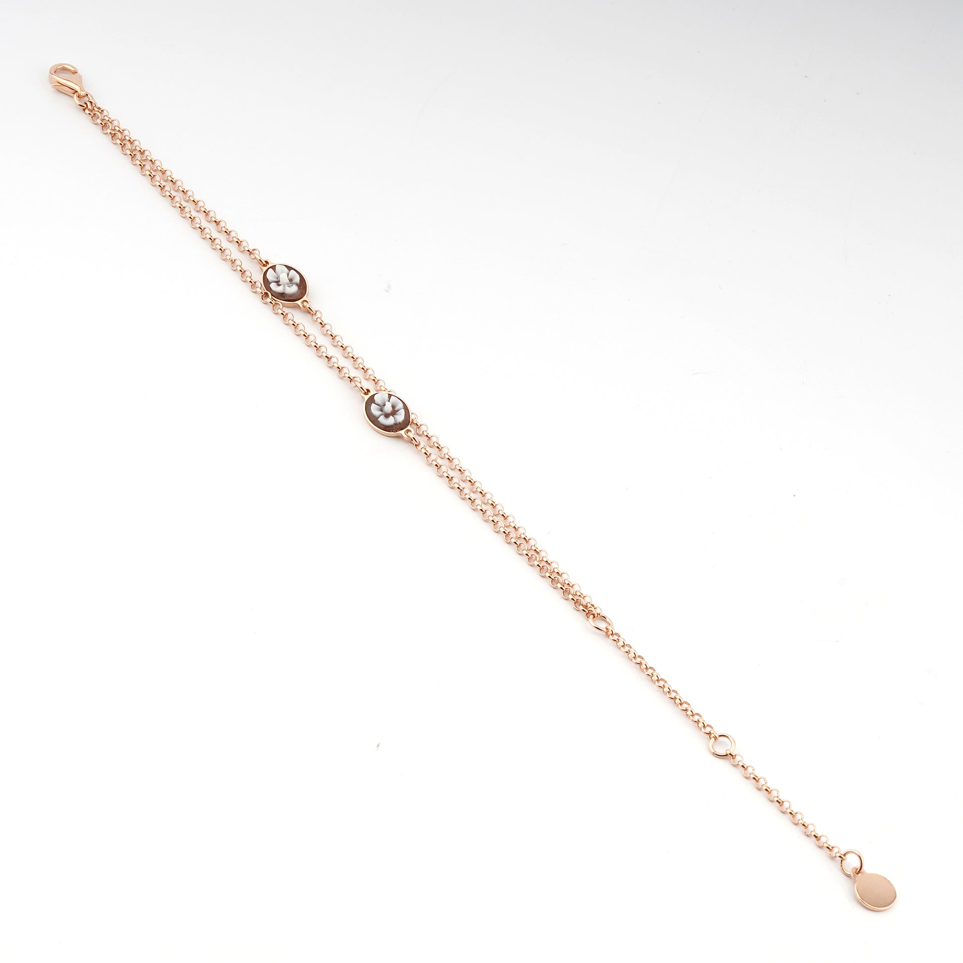Bracciale-Colibri-Cammeo-Fiore-Rame