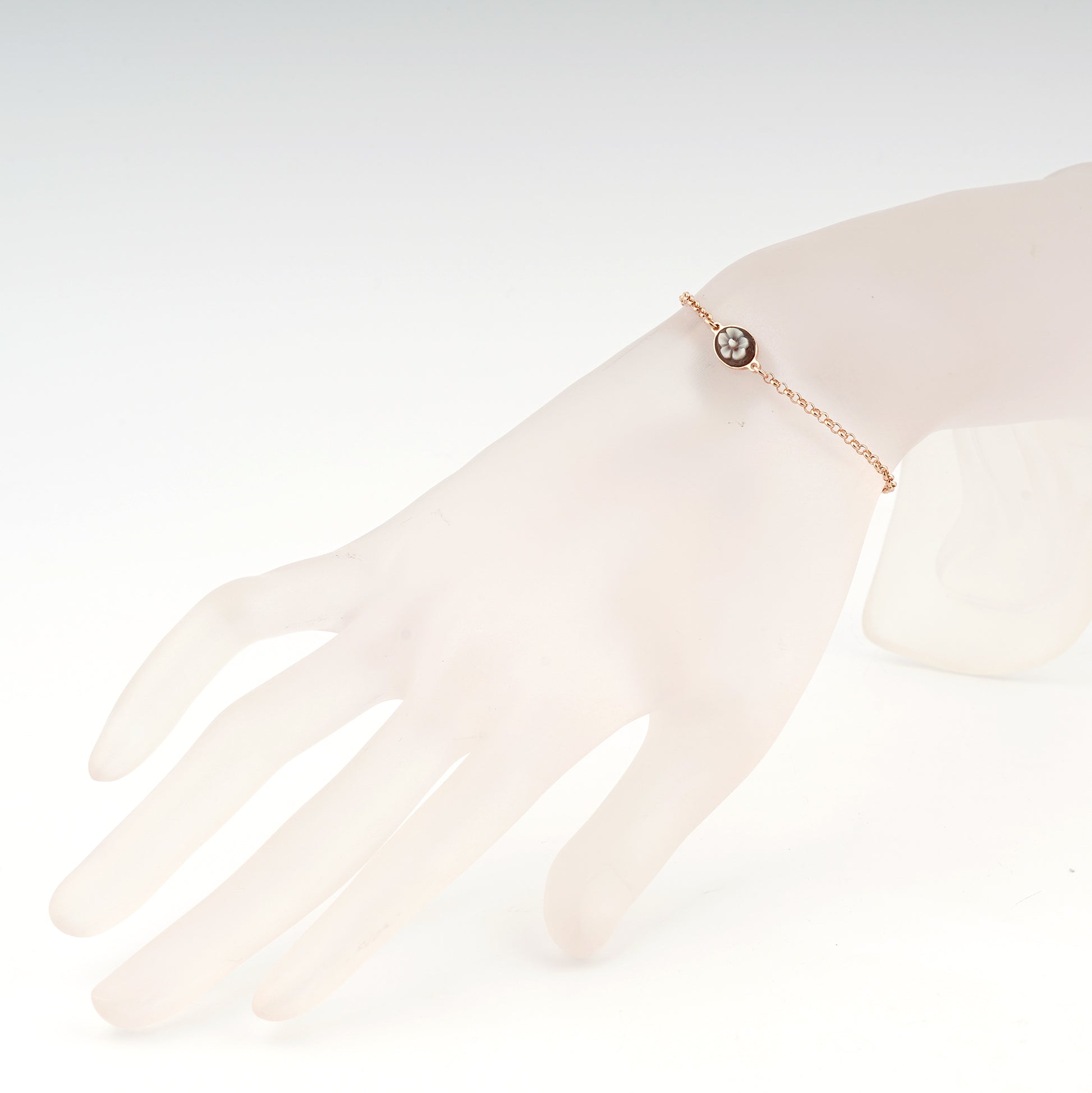 Bracciale-Colibri-Cammeo-Fiore-Rame