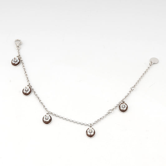 Bracciale-Colibri-Cammeo-Fiore-Rodio-Bianco