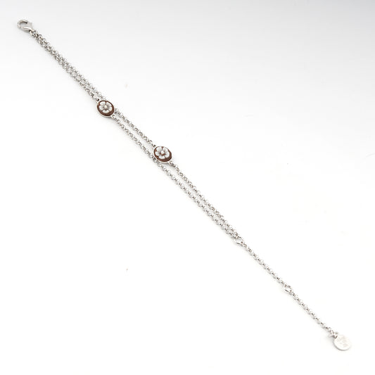 Bracciale-Colibri-Cammeo-Fiore-Rodio-Bianco
