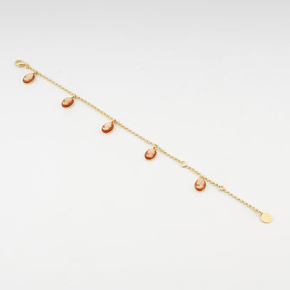Bracciale-Colibri-Cammeo-Profilo-Donna-Cassis-Rufa-Oro