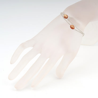 Bracciale-Colibri-Cammeo-Profilo-Donna-Cassis-Rufa-Rodio-Bianco