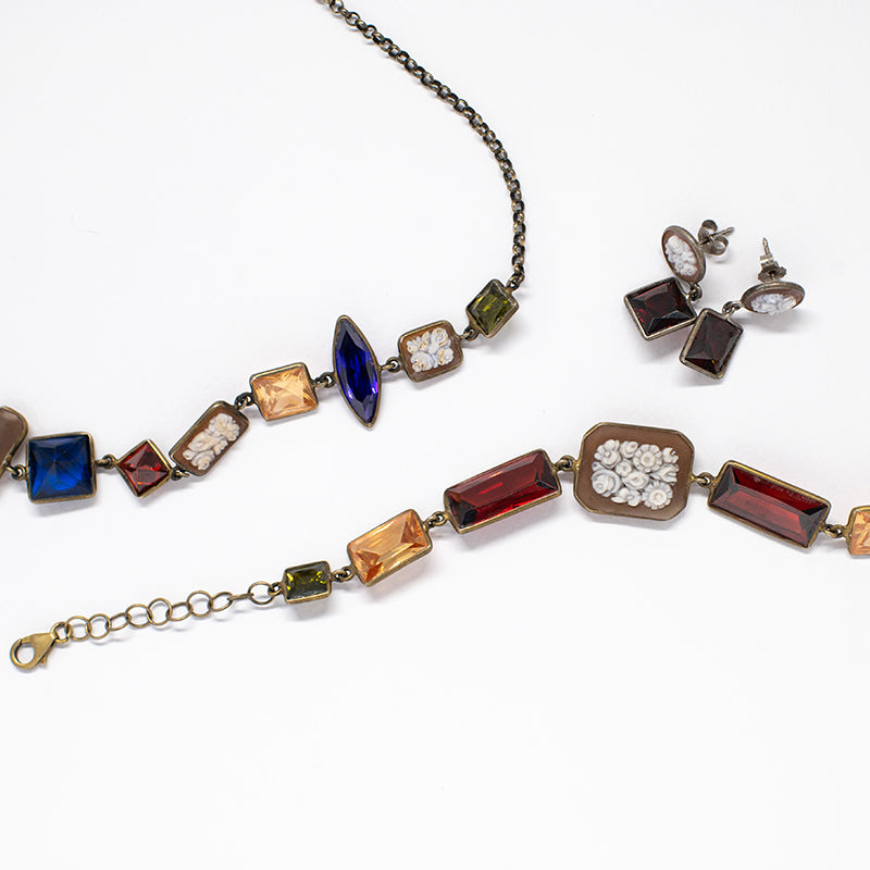 Bracciale Cameo Italiano Alice Cammeo Bouquet Fiori