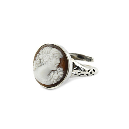Anello-Cammeo-Volto-Donna