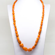 Collana in Corallo Arancione