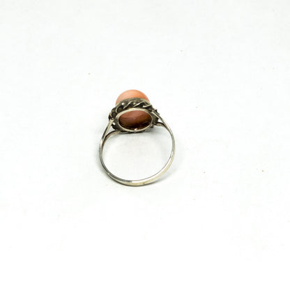 Anello in Corallo Arancione 