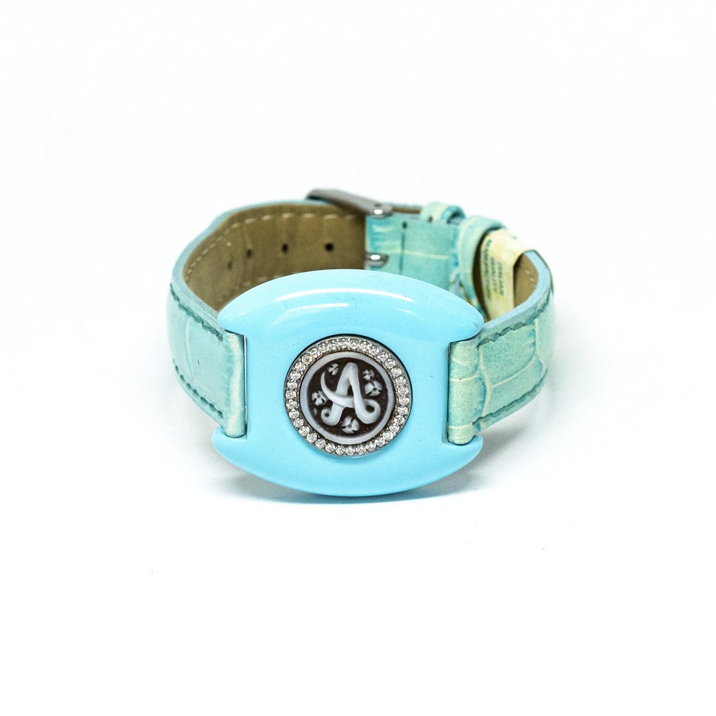 Orologio Bracciale con Cammeo e Pasta Turchese