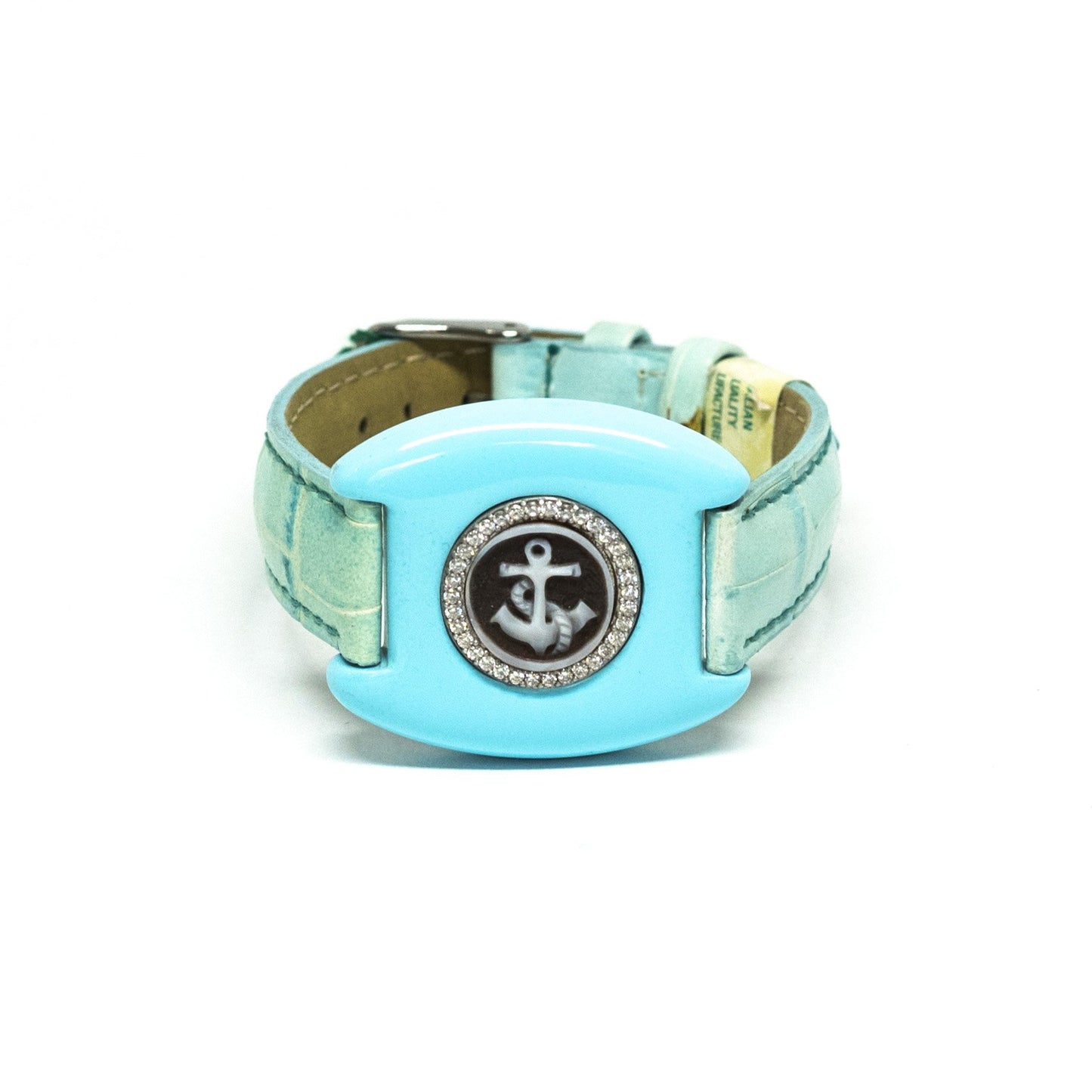 Orologio Bracciale con Cammeo e Pasta Turchese