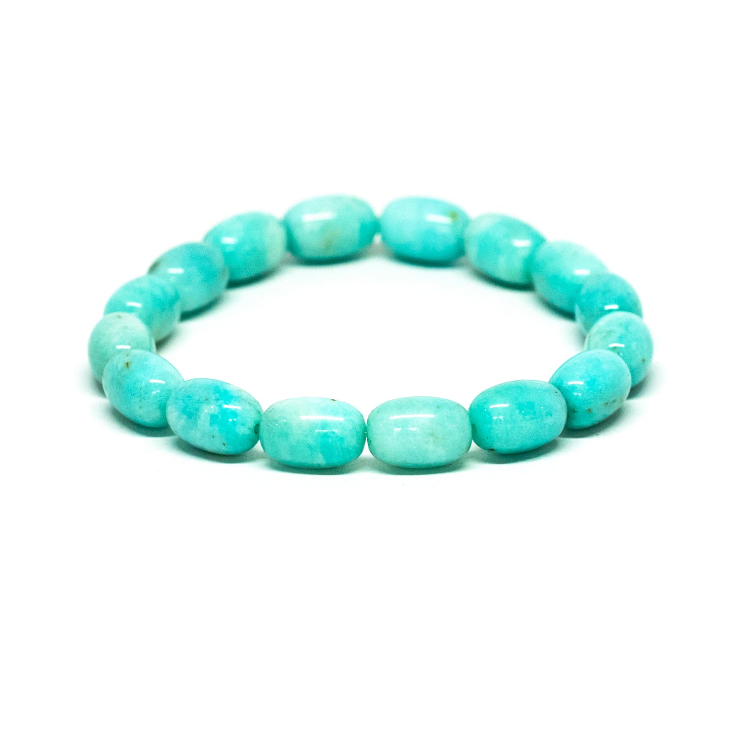 Elastic bracelet in amazonite