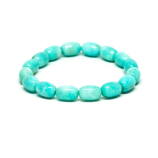 Bracciale elastico in amazzonite