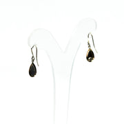 Orecchini -in -Argento-e-Corallo-Rosso-a -Goccia