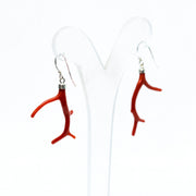 Orecchini-con-Rami-di-Corallo-Rosso