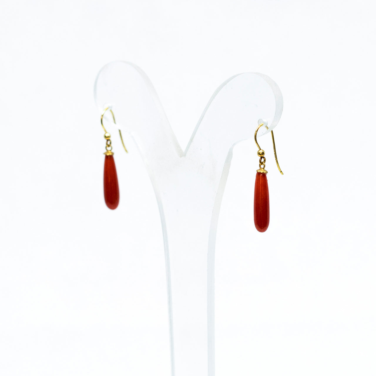 Orecchini-Corallo-Rosso-in-Oro