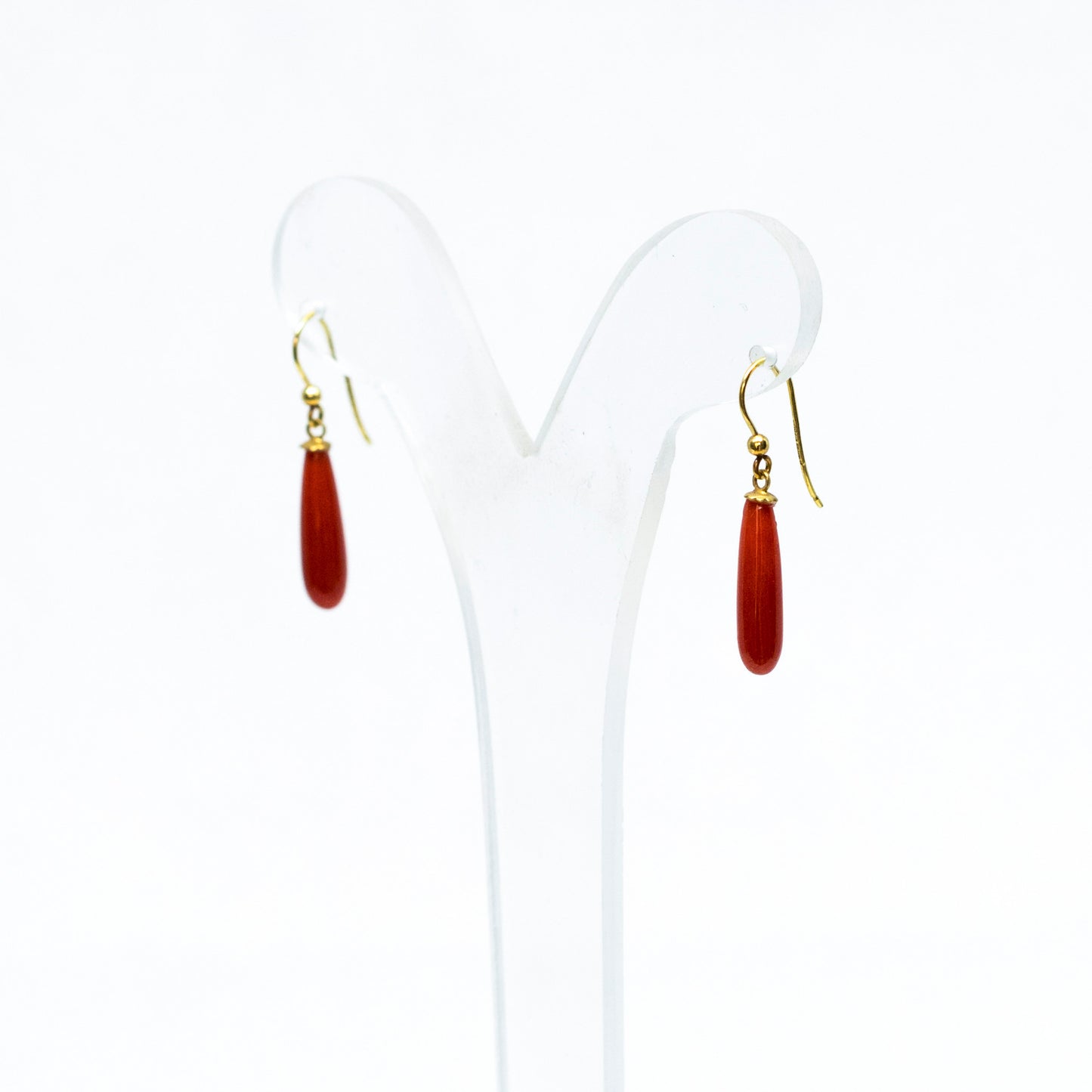 Orecchini-Corallo-Rosso-in-Oro