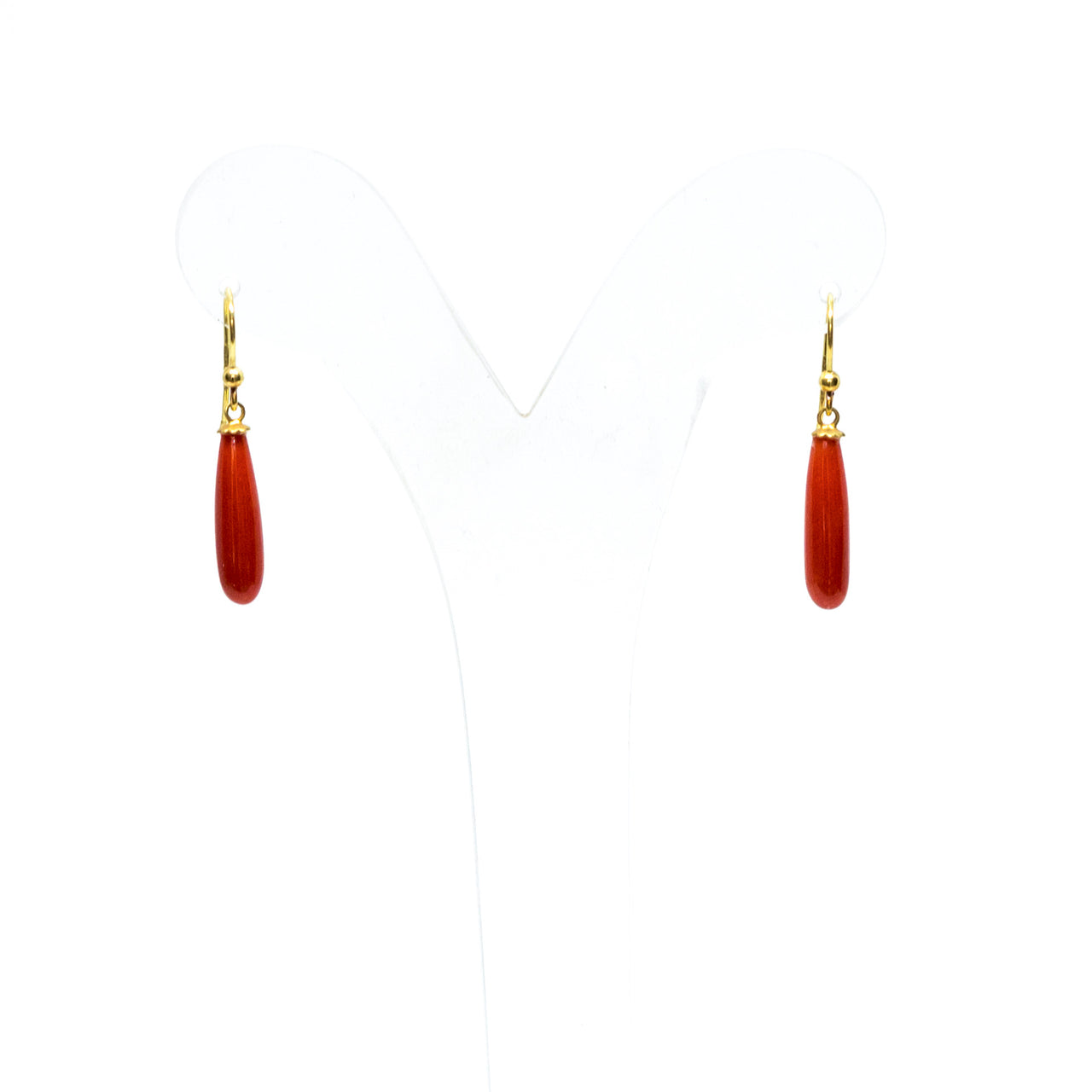Orecchini-Corallo-Rosso-in-Oro