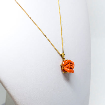 Pendente in Oro e Corallo