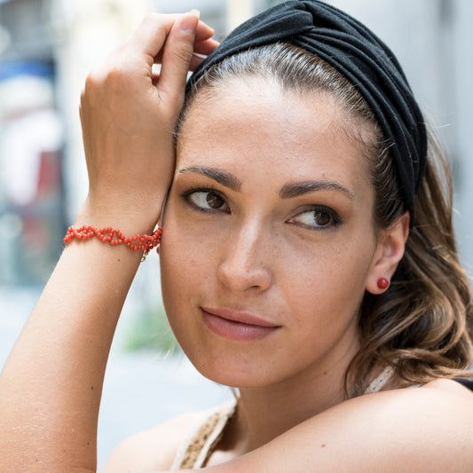 Bracciale in Corallo Rosso