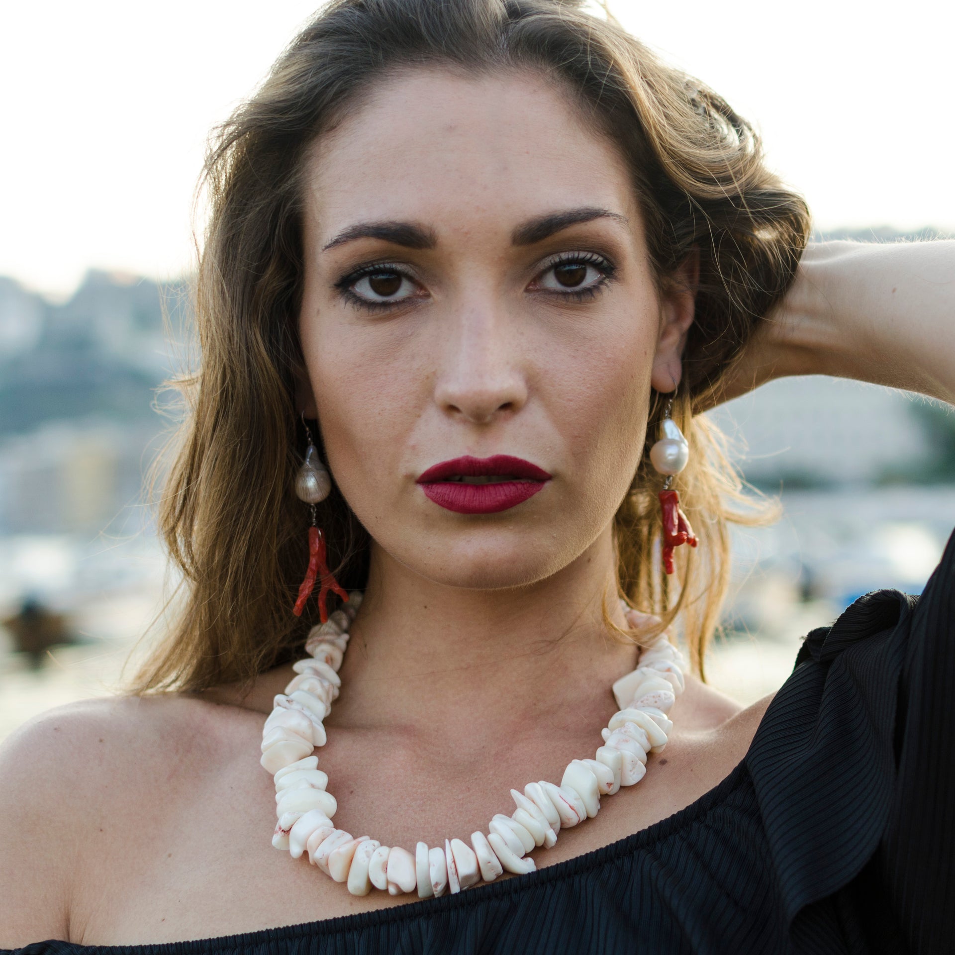 Collana-in-Corallo-Rosa-e-Bianco