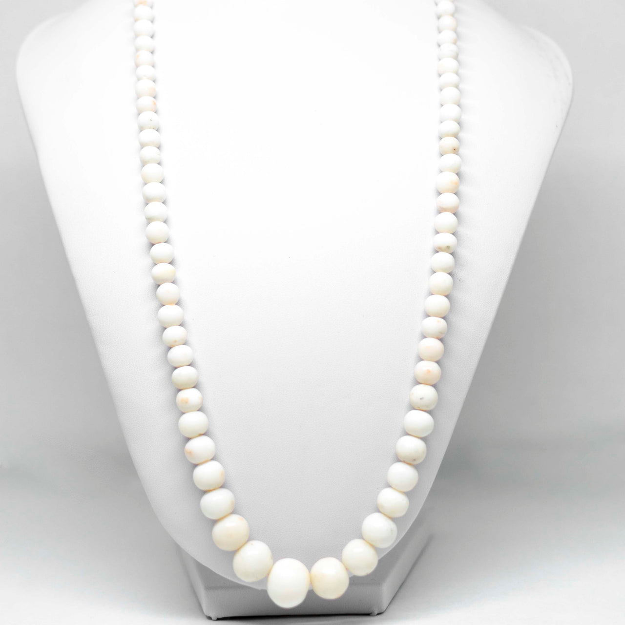 Collana Perle di Corallo Bianco