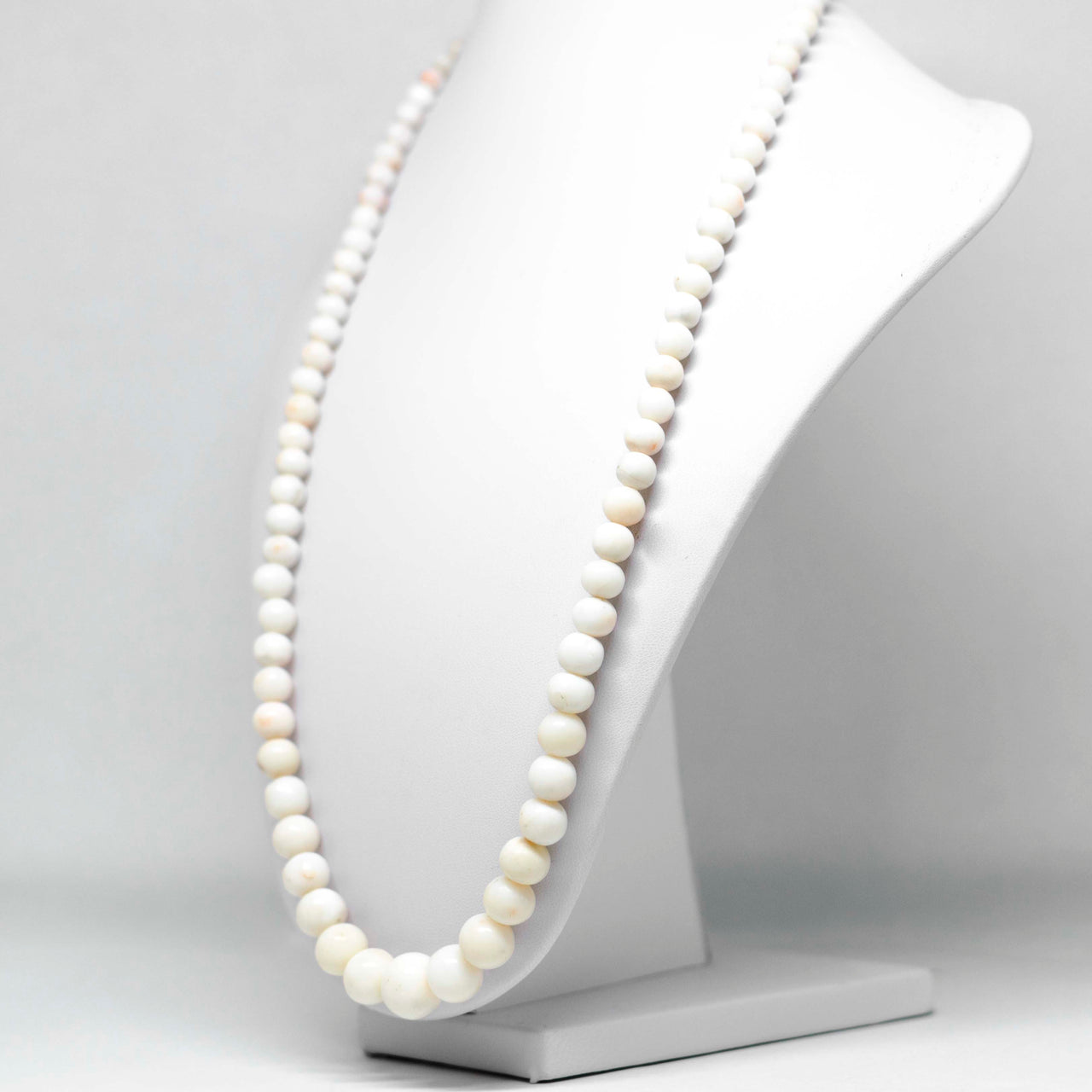 Collana Perle di Corallo Bianco
