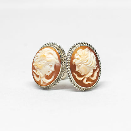 Gemelli in Cammeo incisione Medusa