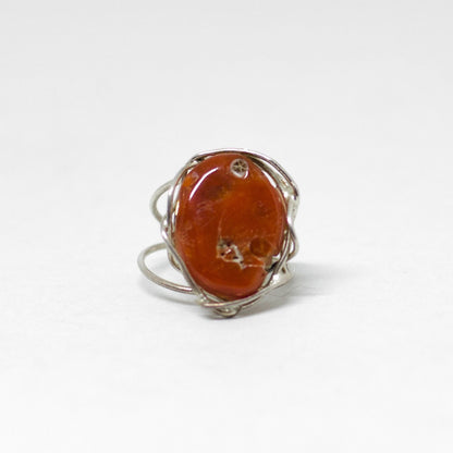 Anello in corallo rosso