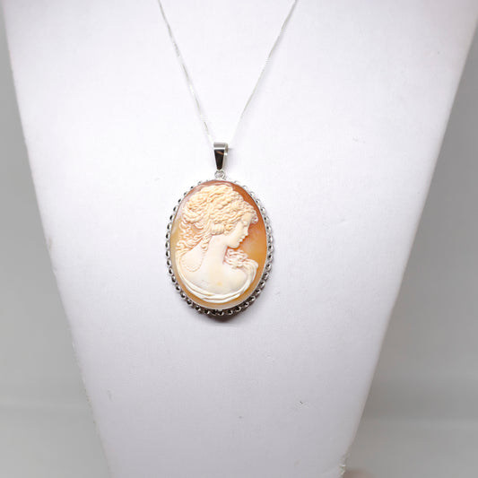 Pendente-Cammeo-Profilo-Donna