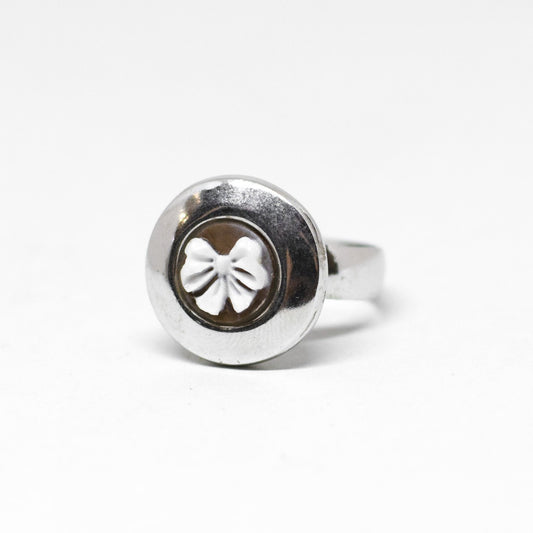 Bow Cameo Ring