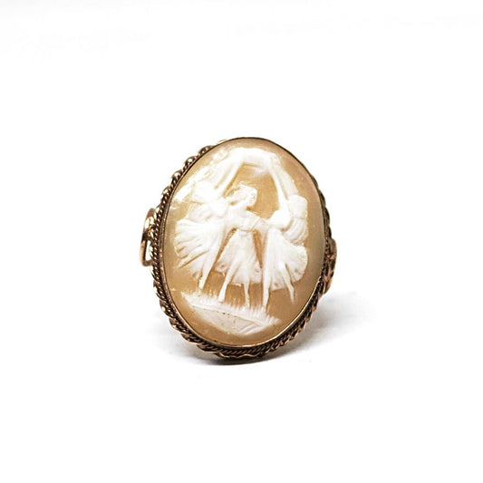 Cameo Ring "The Three Graces"