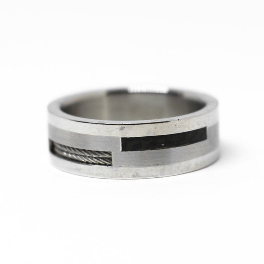 Men's silver ring