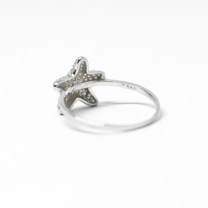 Anello in  marinaargento con stella