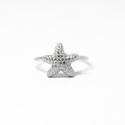 Anello in  marinaargento con stella