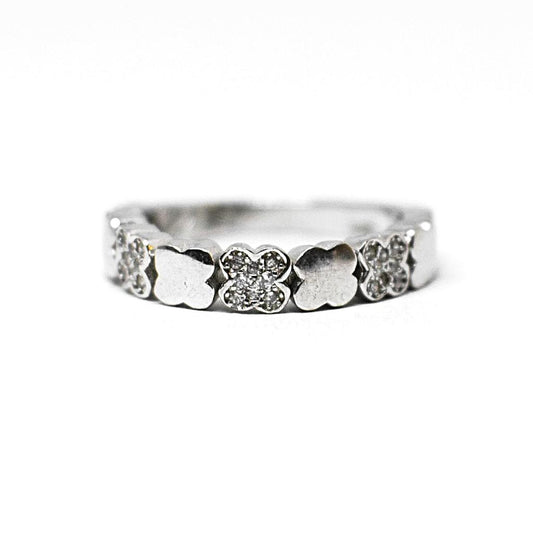 Anello argento e zirconi