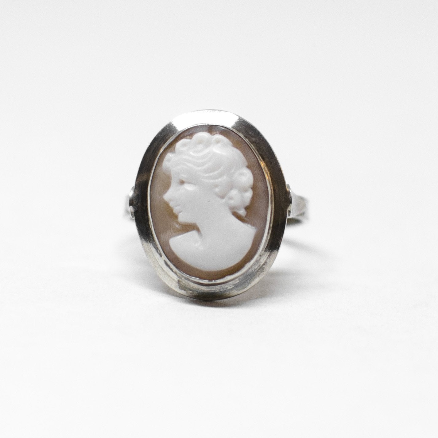 Anello Cammeo Profilo Donna