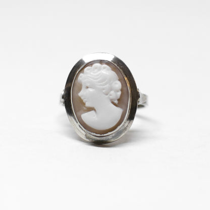 Anello Cammeo Profilo Donna