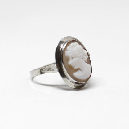 Anello Cammeo Profilo Donna