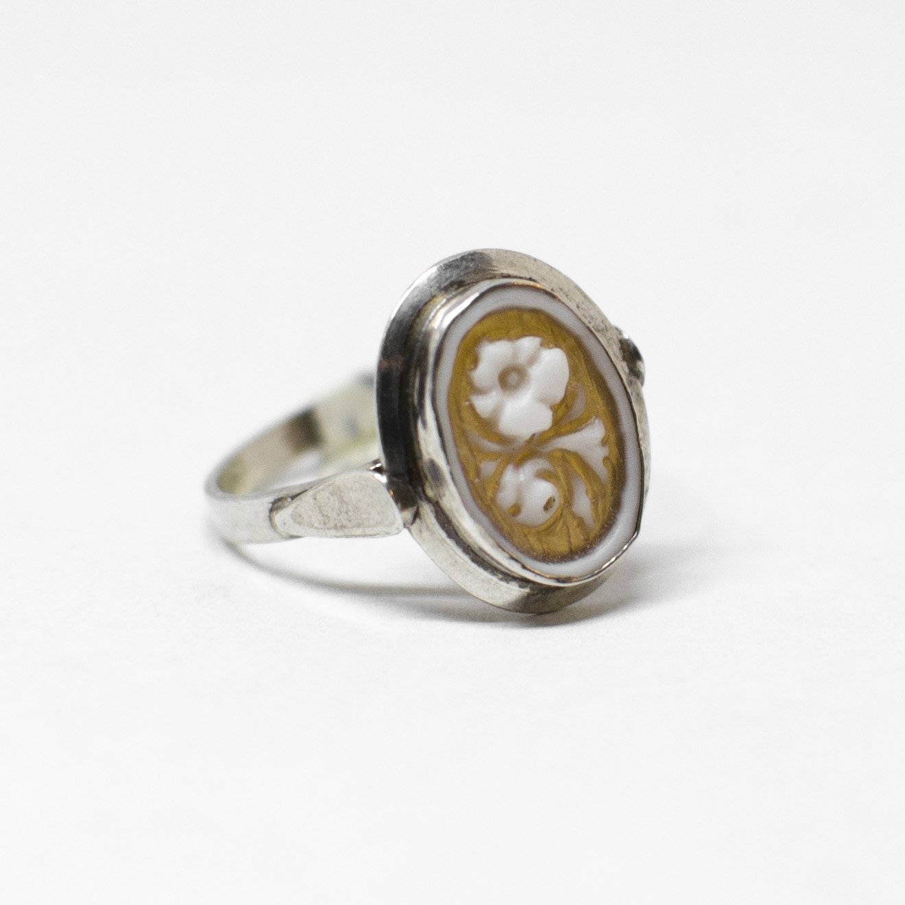 Cameo Ring Engraving Flowers (different styles)