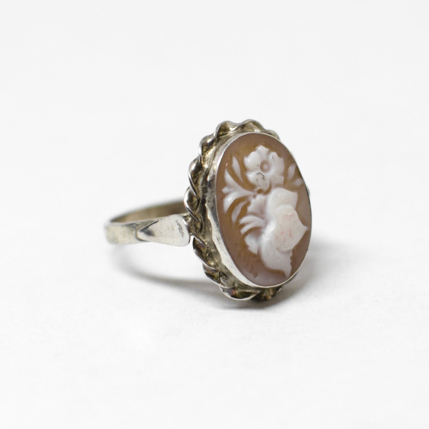 Cameo Ring Engraving Flowers (different styles)
